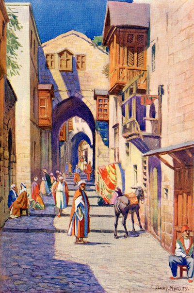 A Street in Jerusalem by Harry Morley